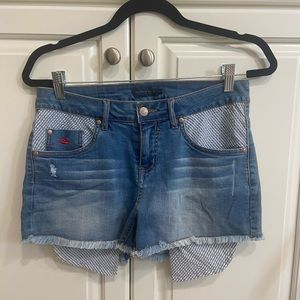 NWOT Southern marsh Jean shorts with seersucker pockets size 2